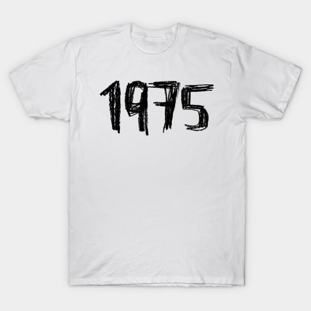 Year 1975, Born in 1975 T-Shirt by badlydrawnbabe